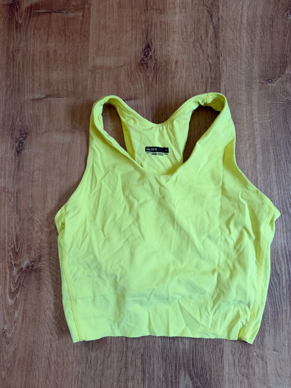 Janji Groundwork Long Bra Yellow Bra Top